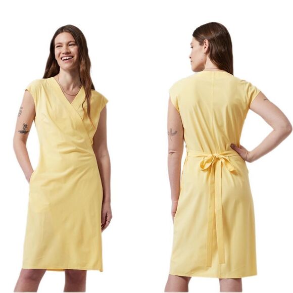 Athleta Newport Wrap Dress - Picture 1 of 8